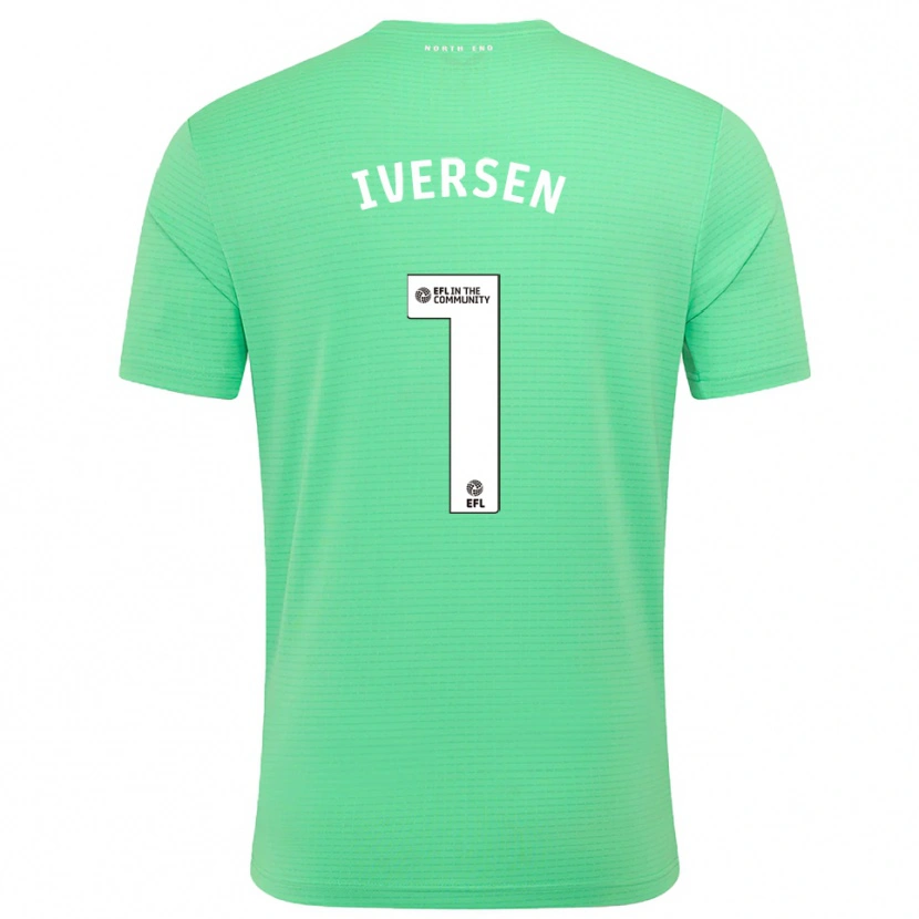 Danxen Homme Daniel Iversen #1 Maillot de Gardien Turquoise Pastel 2025/26 T-shirt