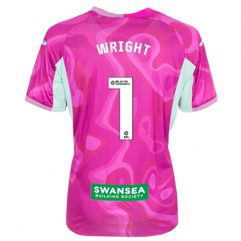 Danxen Homme Tom Wright #1 Maillot de Gardien Magenta 2025/26 T-shirt