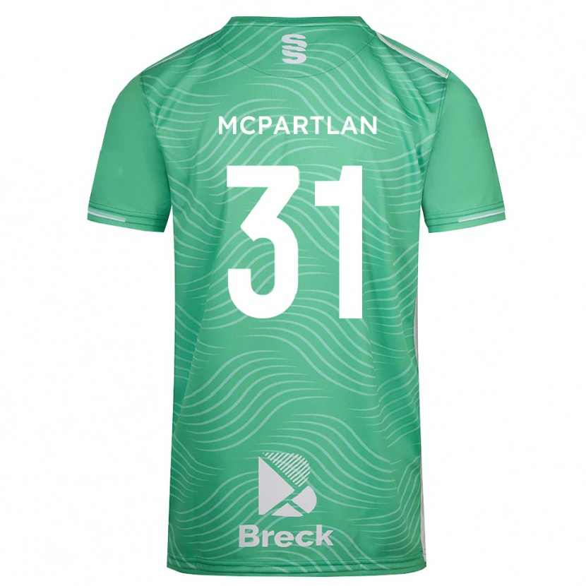Danxen Homme Cian McPartlan #31 Maillot de Gardien Turquoise Moyen 2025/26 T-shirt