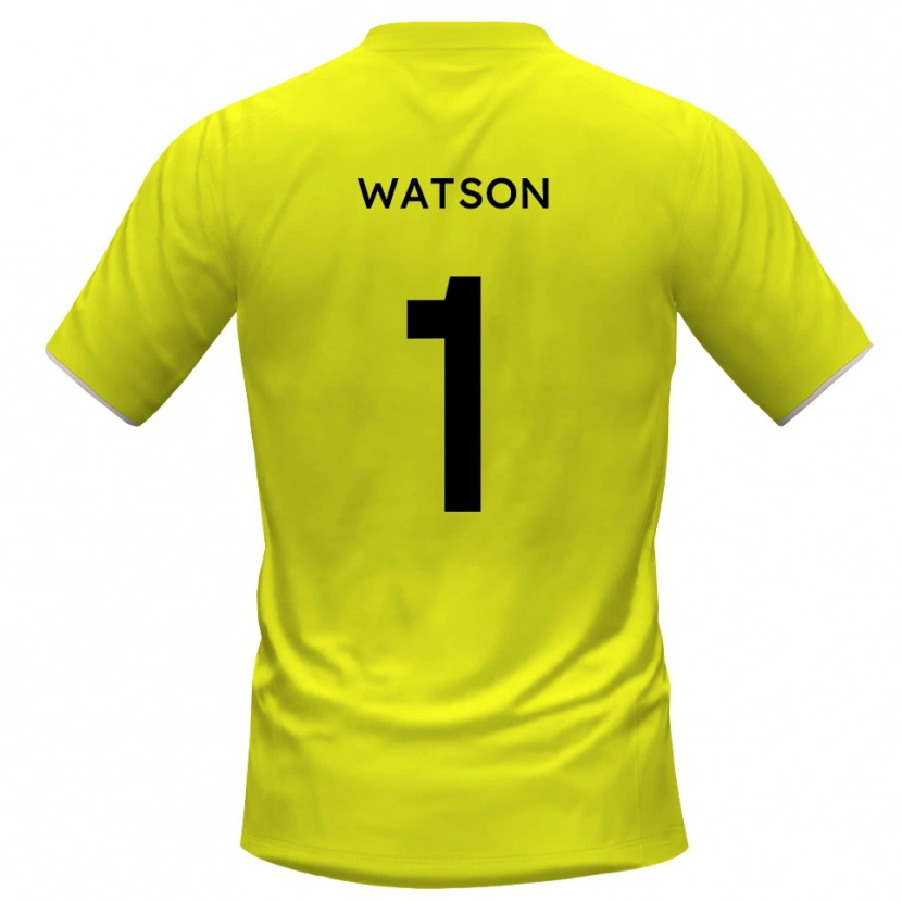 Danxen Homme Rory Watson #1 Maillot de Gardien Noir Jaune 2025/26 T-shirt