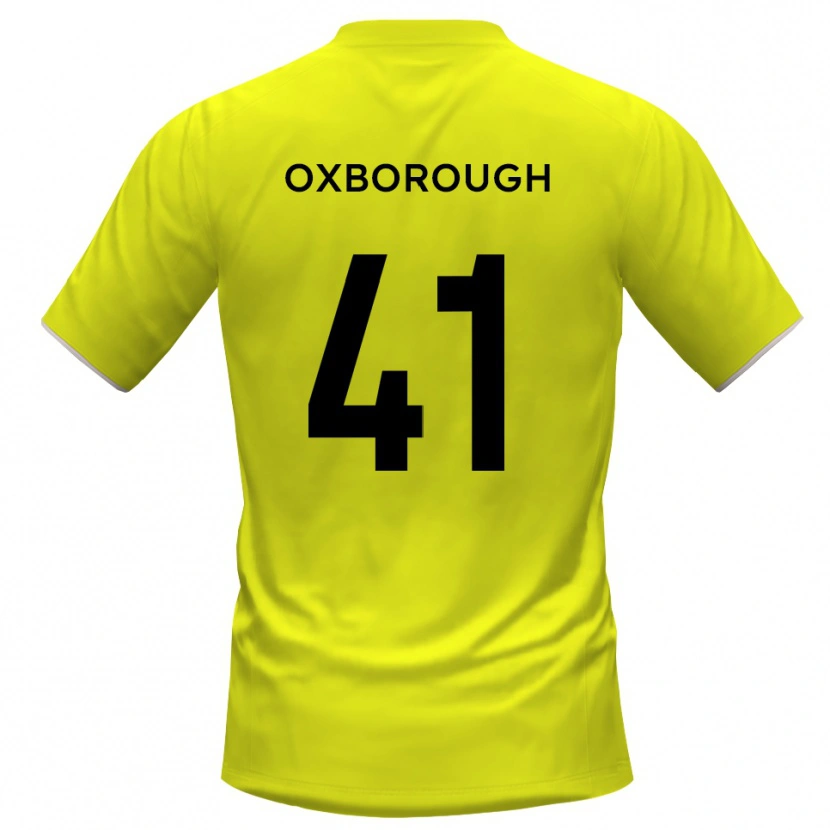Danxen Homme Ewan Oxborough #41 Maillot de Gardien Noir Jaune 2025/26 T-shirt