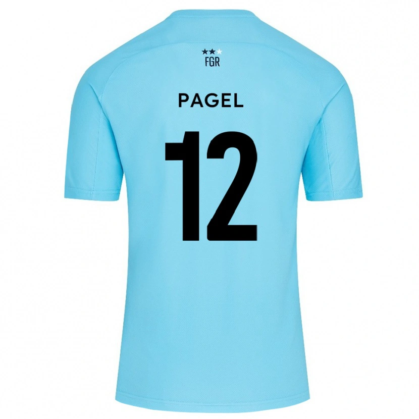 Danxen Homme Fiachra Pagel #12 Maillot de Gardien Blanc Bleu Ciel 2025/26 T-shirt