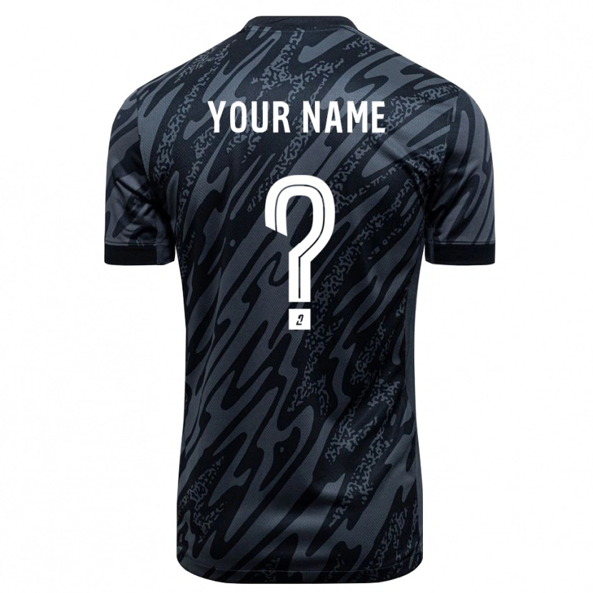 Danxen Homme Grenoble Foot 38 Maillot de Gardien Noir Gris 2025/26 T-shirt