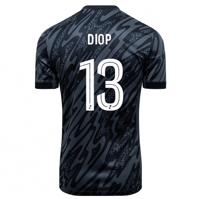 Danxen Homme Mamadou Diop #13 Maillot de Gardien Noir Gris 2025/26 T-shirt