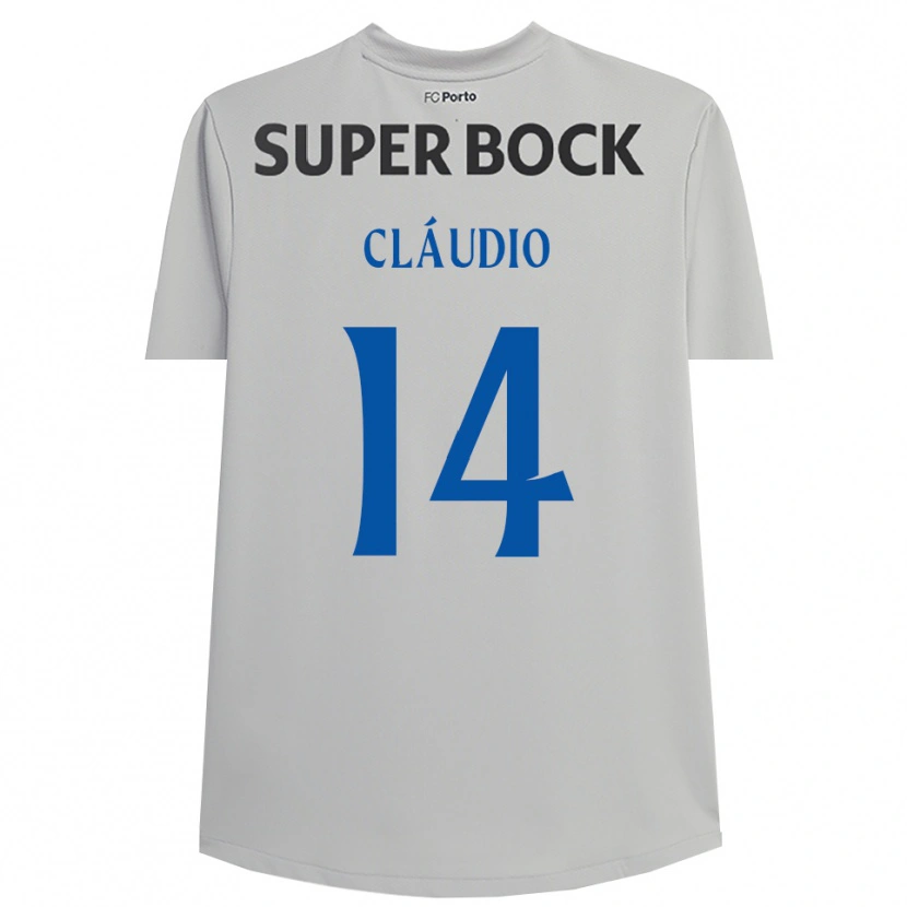 Danxen Homme Cláudio Ramos #14 Maillot de Gardien Gris Clair Noir 2025/26 T-shirt