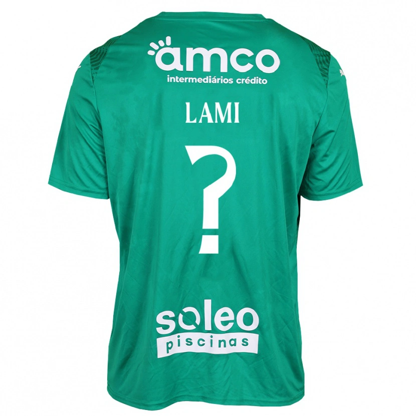Danxen Homme Dário Lami #0 Maillot de Gardien Vert Blanc 2025/26 T-shirt