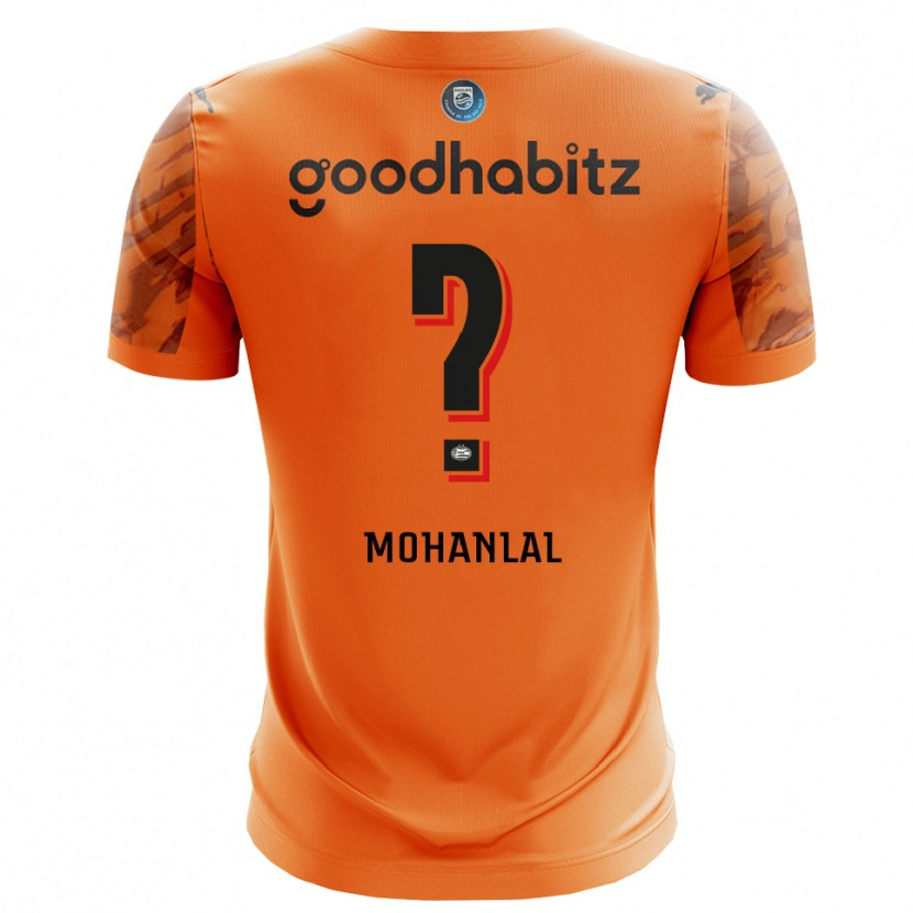 Danxen Homme Pawan Mohanlal #0 Maillot de Gardien Orange Noir 2025/26 T-shirt