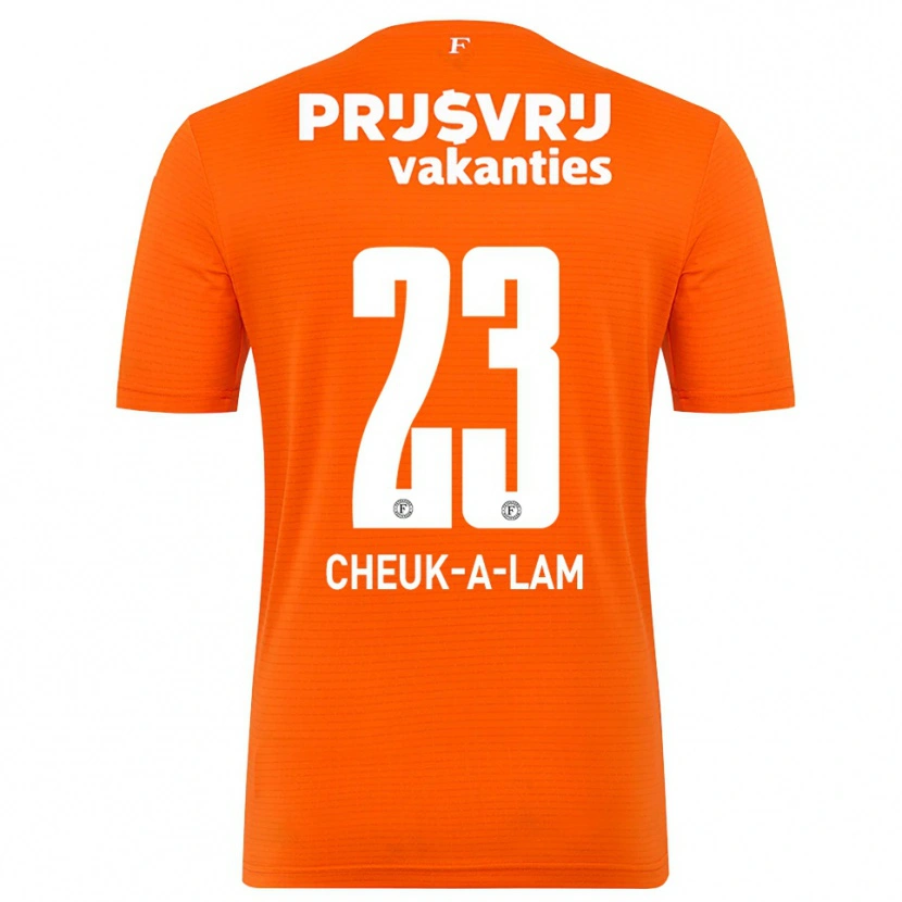 Danxen Homme Lee-Quincy Cheuk-A-Lam #23 Maillot de Gardien Orange Noir 2025/26 T-shirt