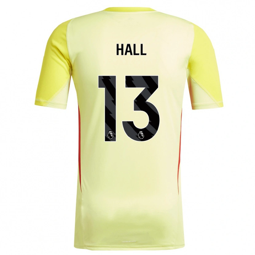 Danxen Homme Bailey Hall #13 Maillot de Gardien Jaune Rouge 2025/26 T-shirt