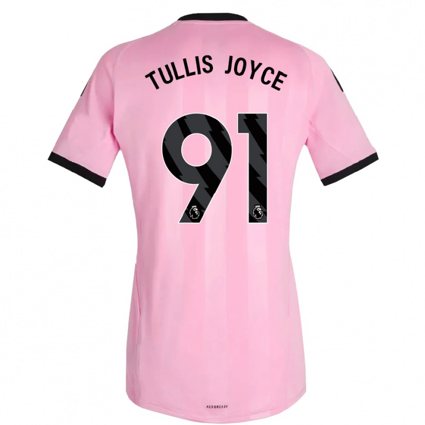 Danxen Homme Phallon Tullis-Joyce #91 Maillot de Gardien Rose Noir 2025/26 T-shirt