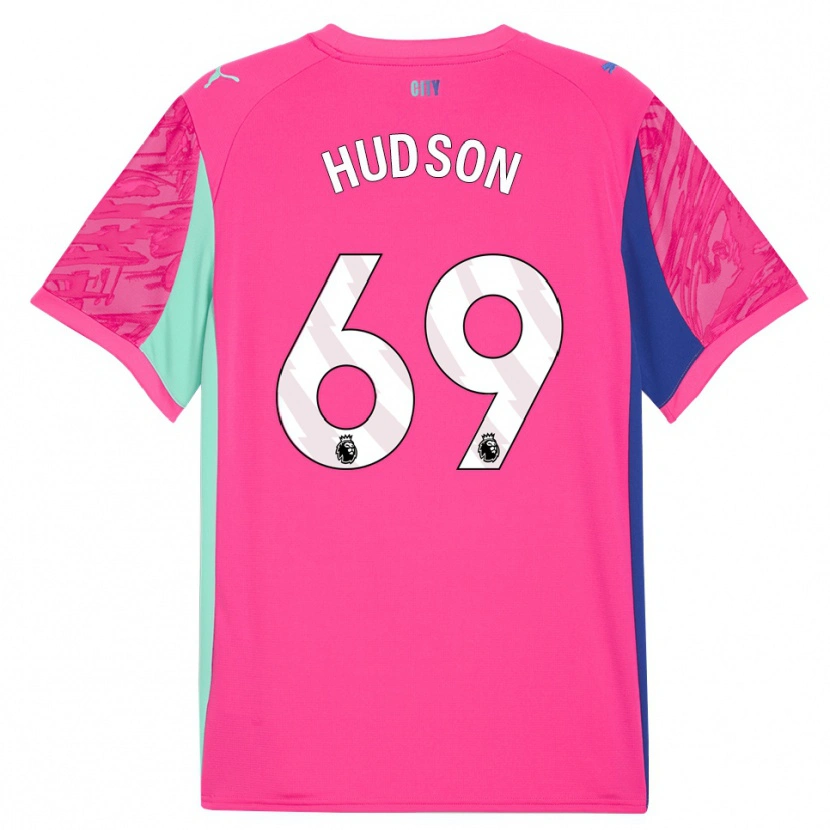 Danxen Homme Max Hudson #69 Maillot de Gardien Rose Rose 2025/26 T-shirt