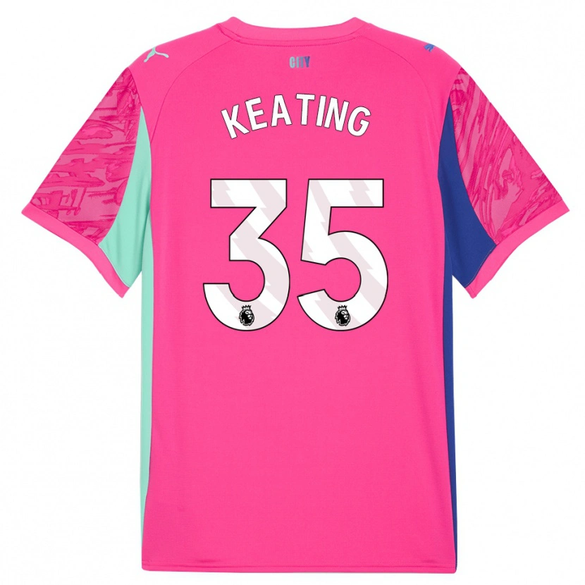 Danxen Homme Khiara Keating #35 Maillot de Gardien Rose Rose 2025/26 T-shirt