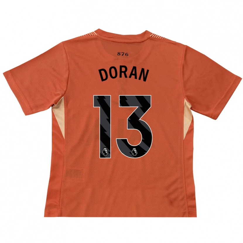 Danxen Homme Farren Doran #13 Maillot de Gardien Orange Noir 2025/26 T-shirt
