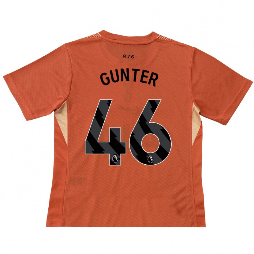 Danxen Homme Luca Gunter #46 Maillot de Gardien Orange Noir 2025/26 T-shirt