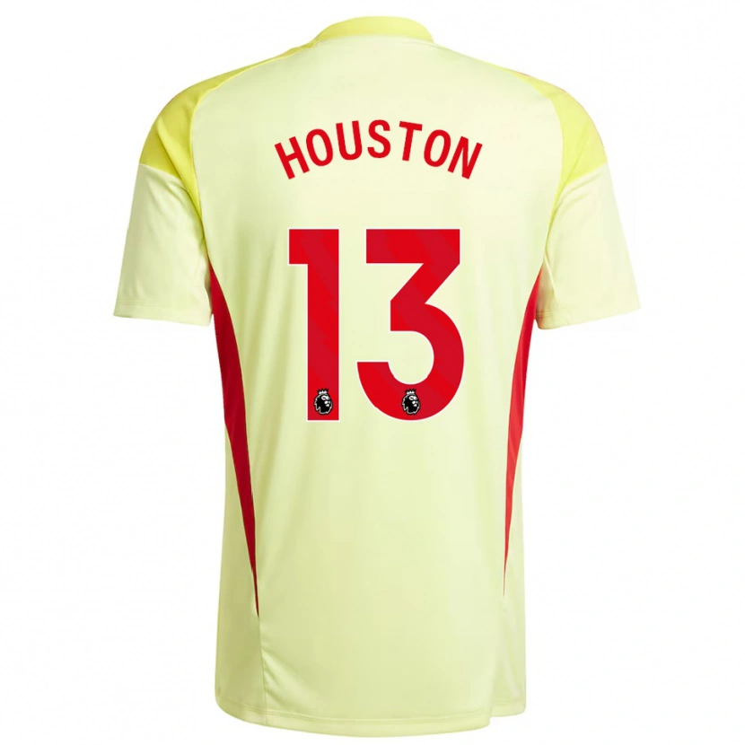 Danxen Homme Theo Houston #13 Maillot de Gardien Jaune Clair 2025/26 T-shirt