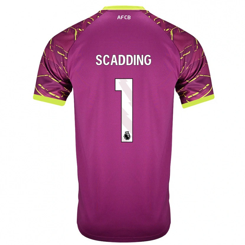 Danxen Homme Katie Scadding #1 Maillot de Gardien Magenta Foncé 2025/26 T-shirt