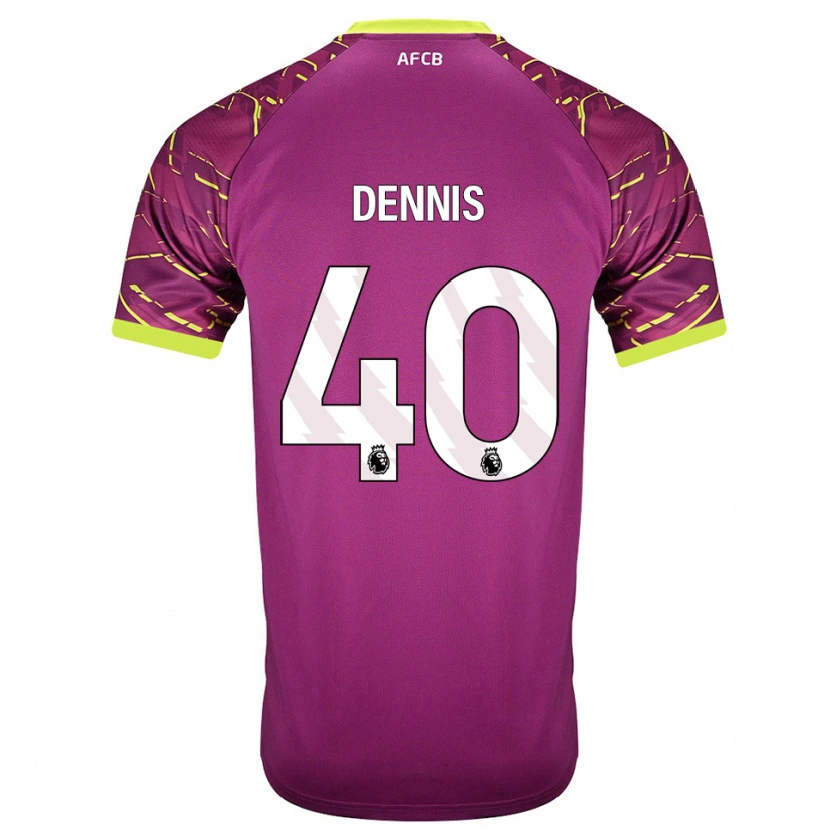 Danxen Homme Will Dennis #40 Maillot de Gardien Magenta Foncé 2025/26 T-shirt