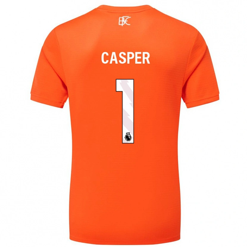 Danxen Homme Charlie Casper #1 Maillot de Gardien Orange Blanc 2025/26 T-shirt