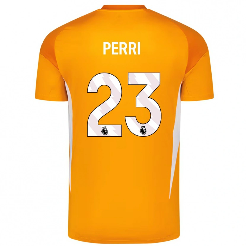 Danxen Homme Lucas Perri #23 Maillot de Gardien Orange Blanc 2025/26 T-shirt