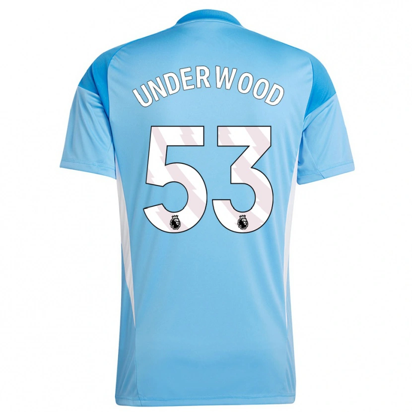 Danxen Homme Marco Underwood #53 Maillot de Gardien Bleu Blanc 2025/26 T-shirt