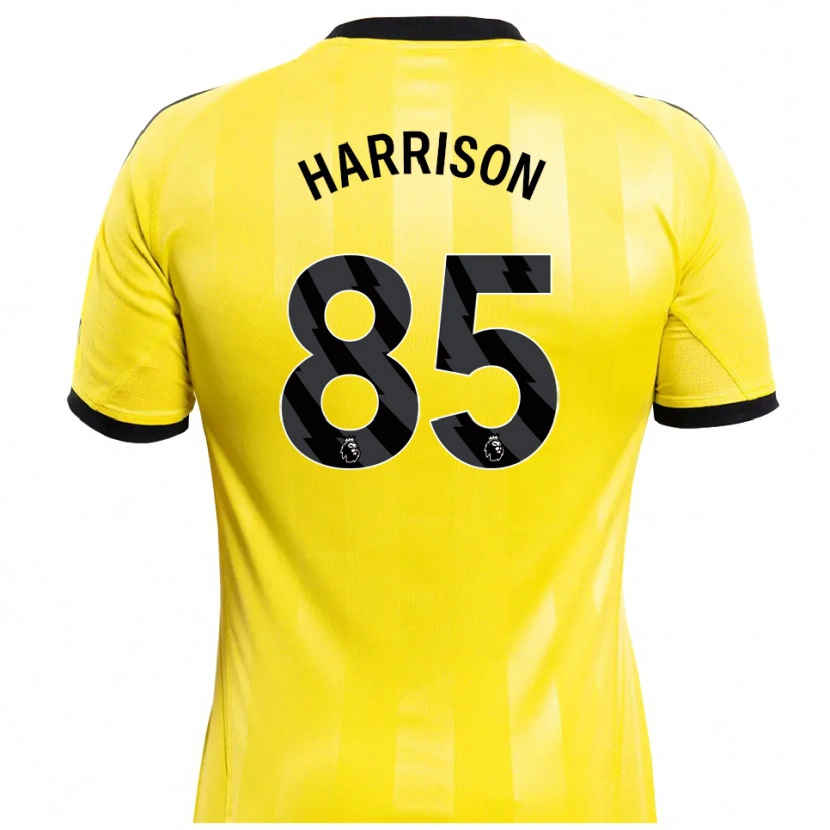 Danxen Homme Adam Harrison #85 Maillot de Gardien Jaune Noir 2025/26 T-shirt