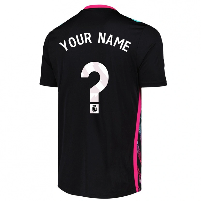 Danxen Homme Sunderland AFC Maillot de Gardien Noir Blanc 2025/26 T-shirt