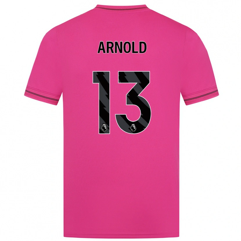 Danxen Homme Alfie Arnold #13 Maillot de Gardien Magenta Noir 2025/26 T-shirt