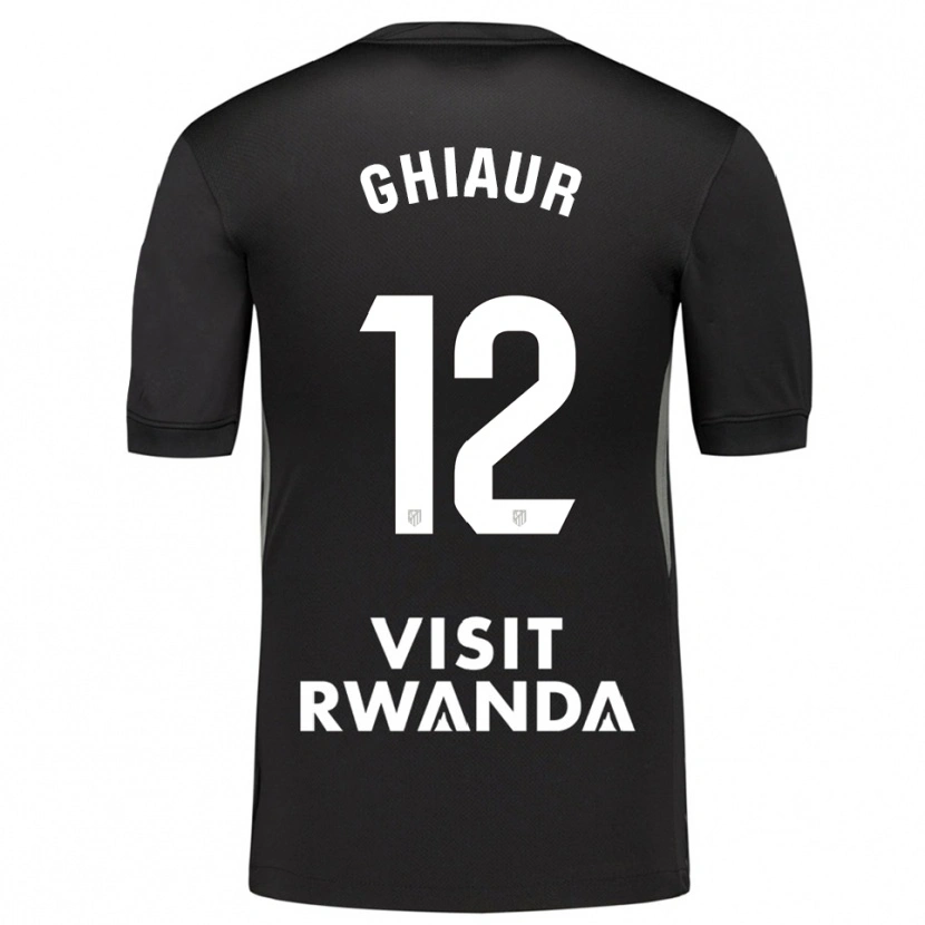 Danxen Homme Octavian Ghiaur #12 Maillot de Gardien Noir Blanc 2025/26 T-shirt