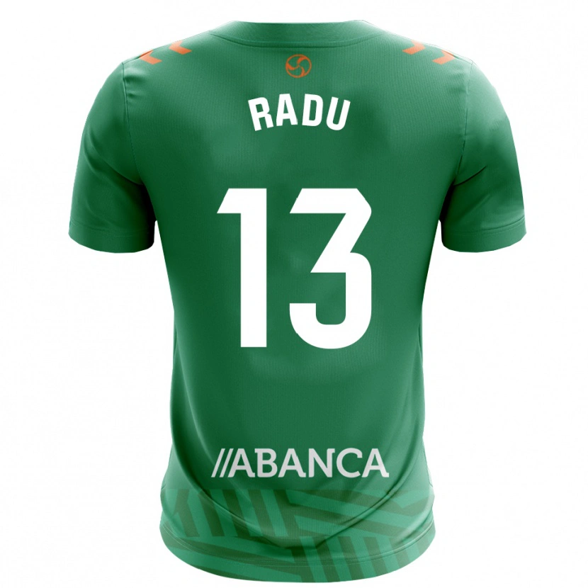 Danxen Homme Ionuț Radu #13 Maillot de Gardien Vert Blanc 2025/26 T-shirt