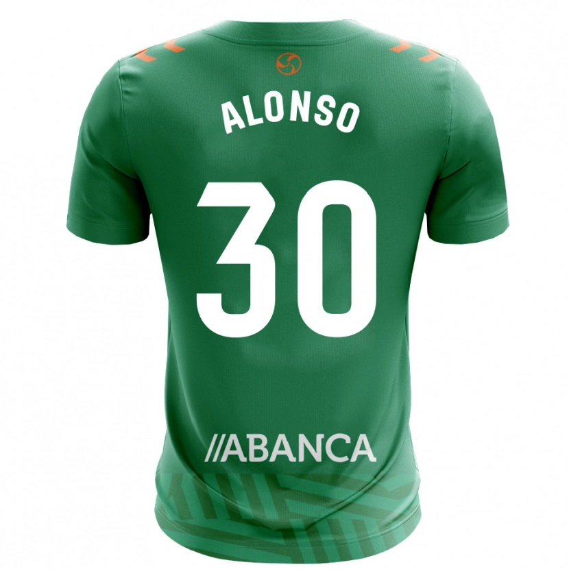 Danxen Homme Adriana Alonso #30 Maillot de Gardien Vert Blanc 2025/26 T-shirt
