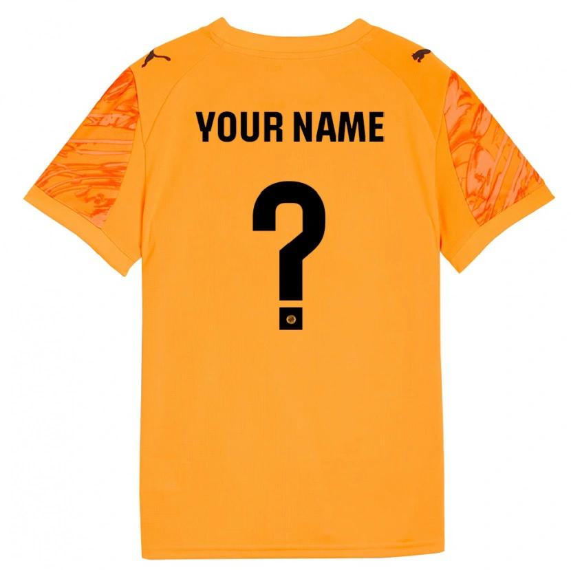 Danxen Homme Girona Maillot de Gardien Orange Noir 2025/26 T-shirt