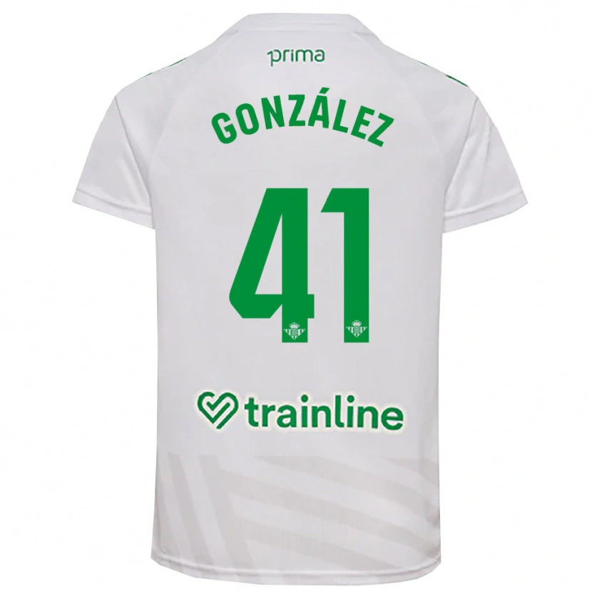 Danxen Homme Manu González #41 Maillot de Gardien Vert Blanc 2025/26 T-shirt