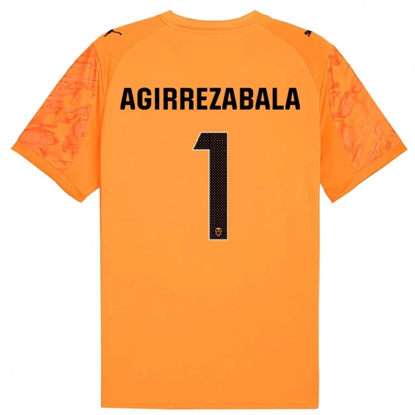 Danxen Homme Julen Agirrezabala #1 Maillot de Gardien Orange Noir 2025/26 T-shirt