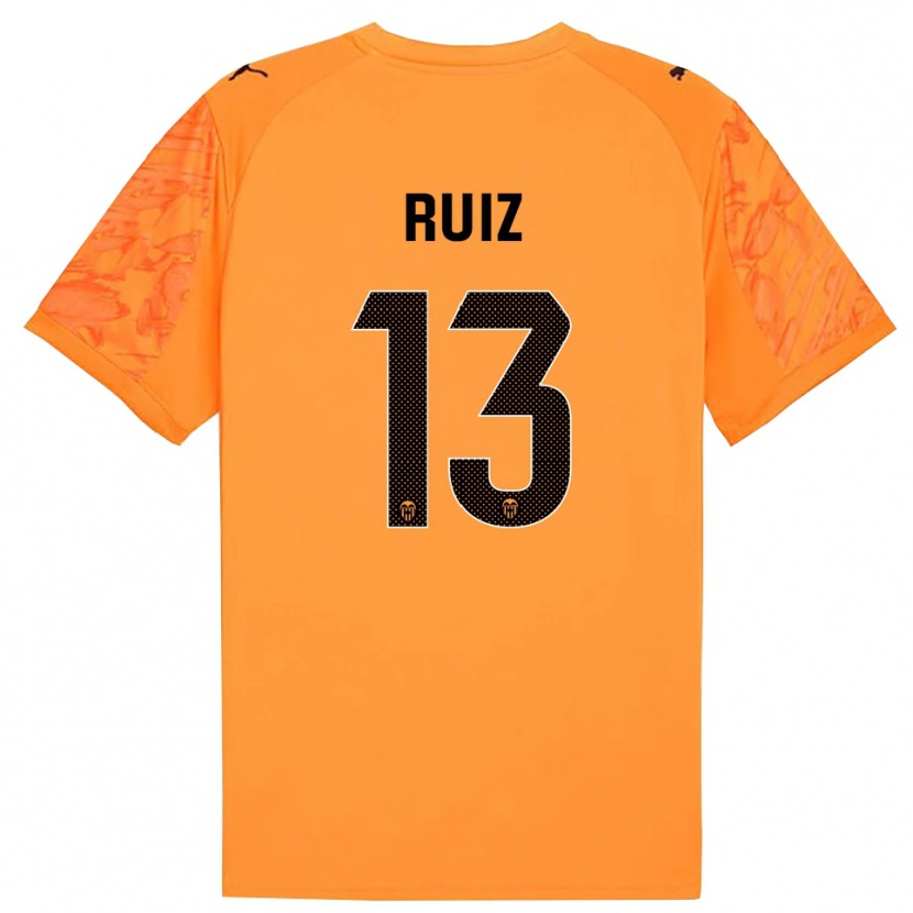 Danxen Homme Nil Ruiz #13 Maillot de Gardien Orange Noir 2025/26 T-shirt