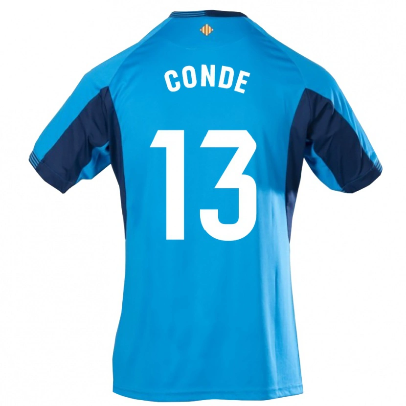 Danxen Homme Diego Conde #13 Maillot de Gardien Bleu Blanc 2025/26 T-shirt