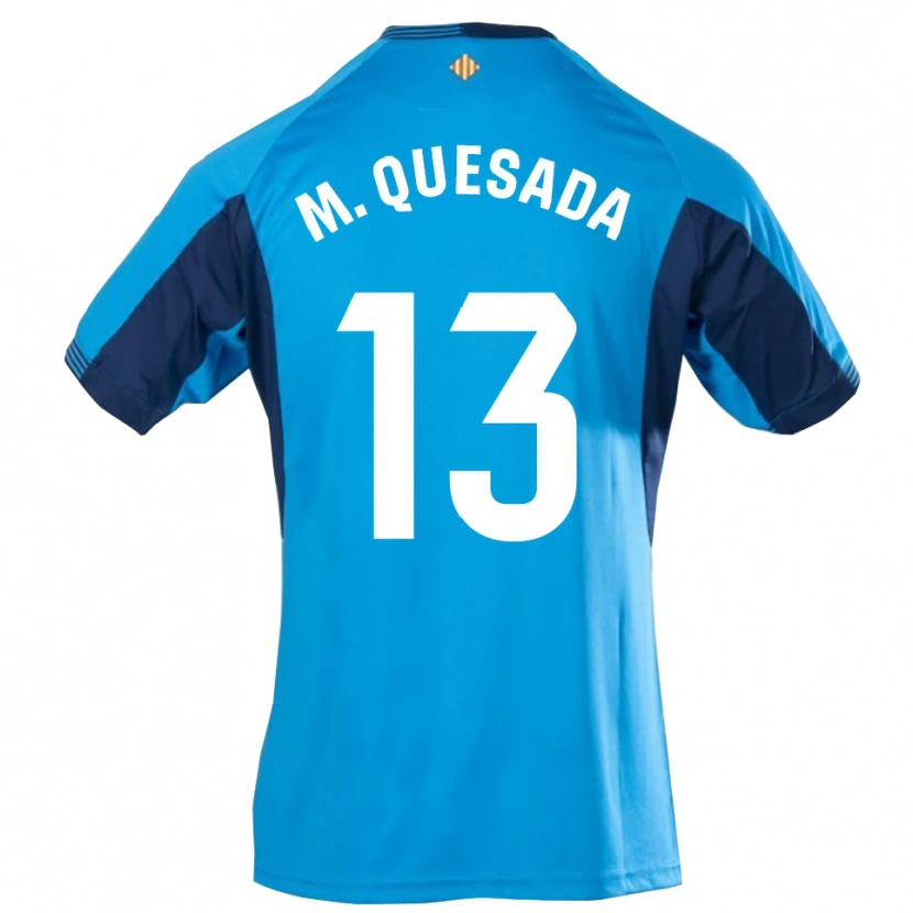 Danxen Homme Montserrat Quesada Carrasco #13 Maillot de Gardien Bleu Blanc 2025/26 T-shirt