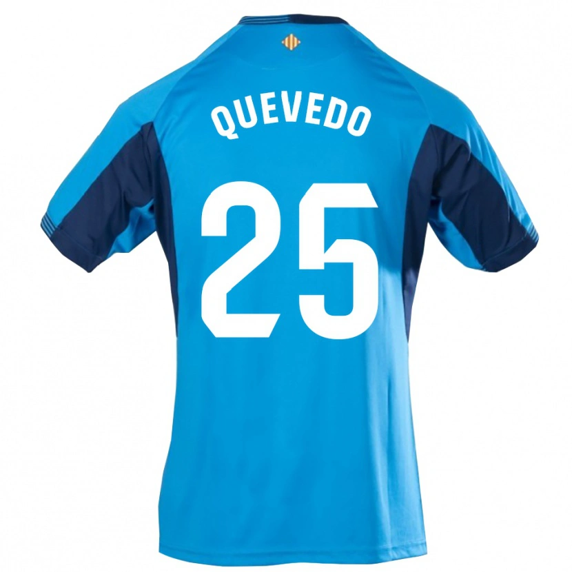 Danxen Homme Alex Quevedo #25 Maillot de Gardien Bleu Blanc 2025/26 T-shirt
