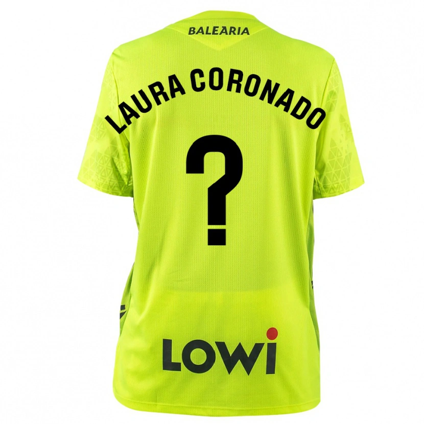 Danxen Homme Laura Coronado Vilchez #0 Maillot de Gardien Vert Fluo Noir 2025/26 T-shirt