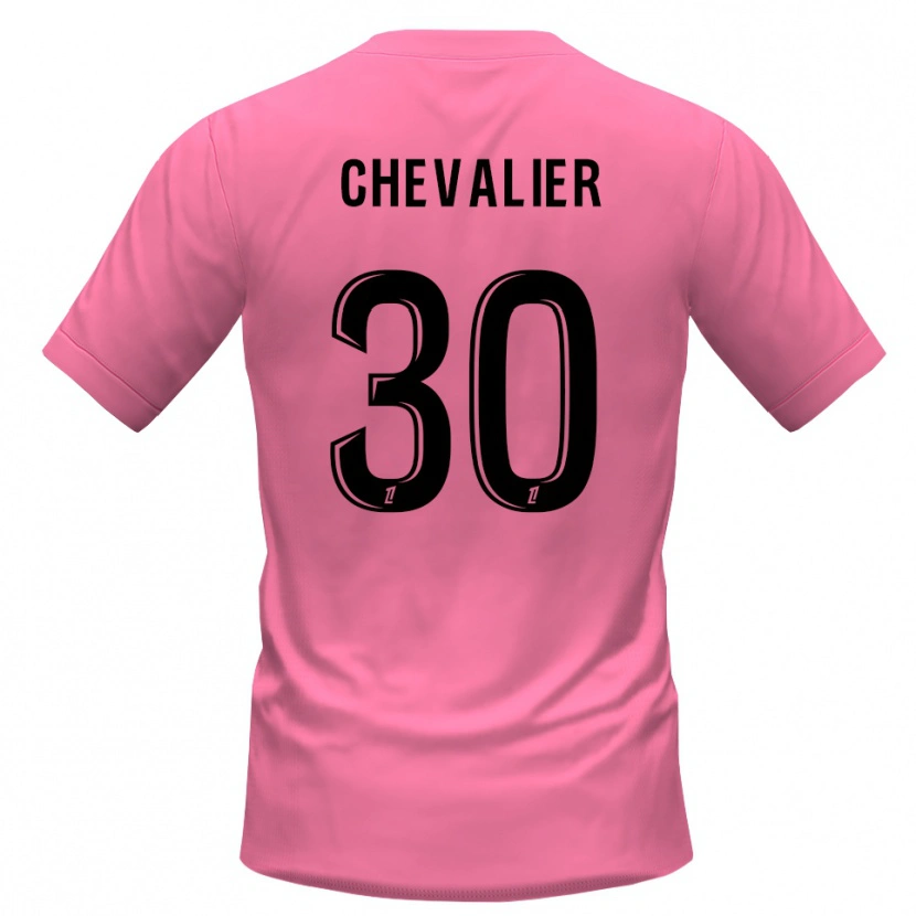 Danxen Homme Lucas Chevalier #30 Maillot de Gardien Rose Noir 2025/26 T-shirt