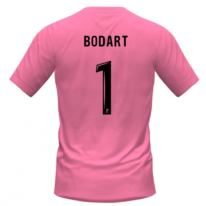 Danxen Homme Arnaud Bodart #1 Maillot de Gardien Rose Noir 2025/26 T-shirt