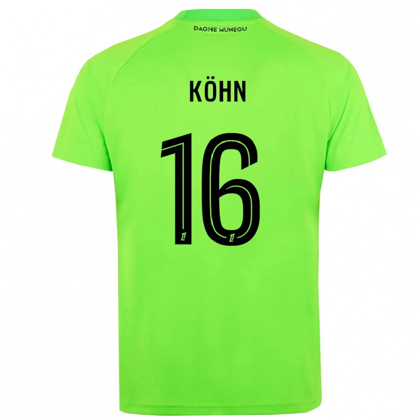 Danxen Homme Philipp Köhn #16 Maillot de Gardien Vert Noir 2025/26 T-shirt