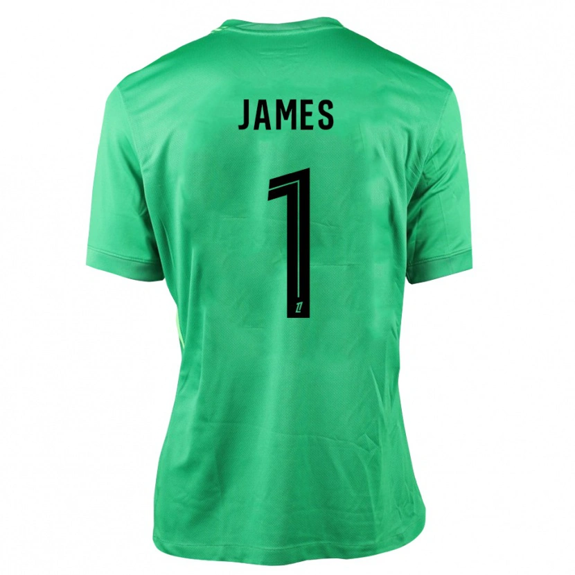 Danxen Homme Martin James #1 Maillot de Gardien Vert Noir 2025/26 T-shirt