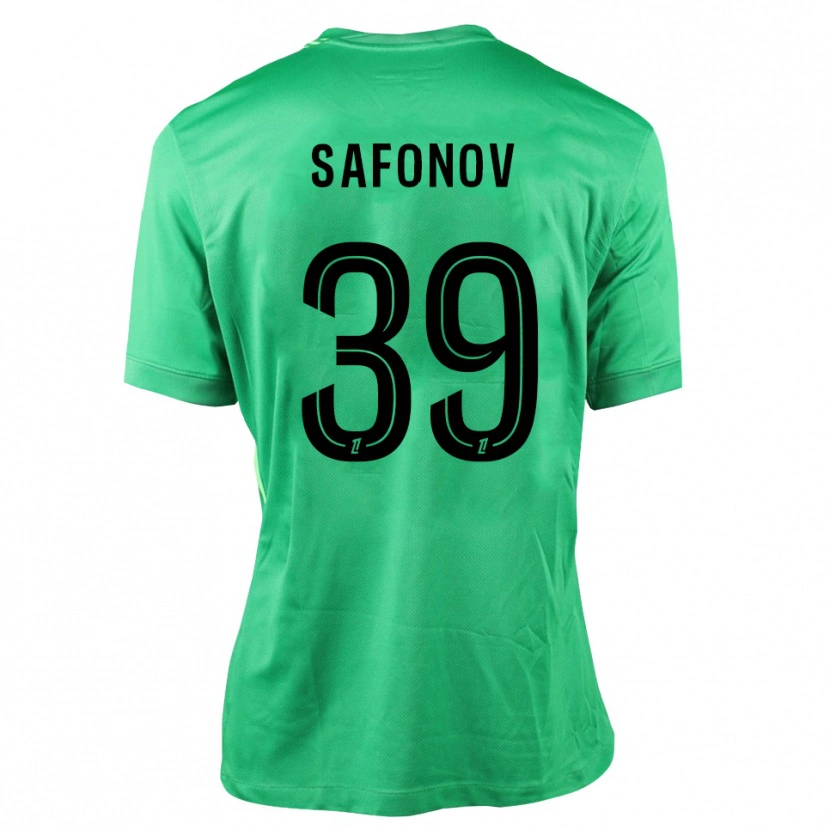 Danxen Homme Matvey Safonov #39 Maillot de Gardien Vert Noir 2025/26 T-shirt