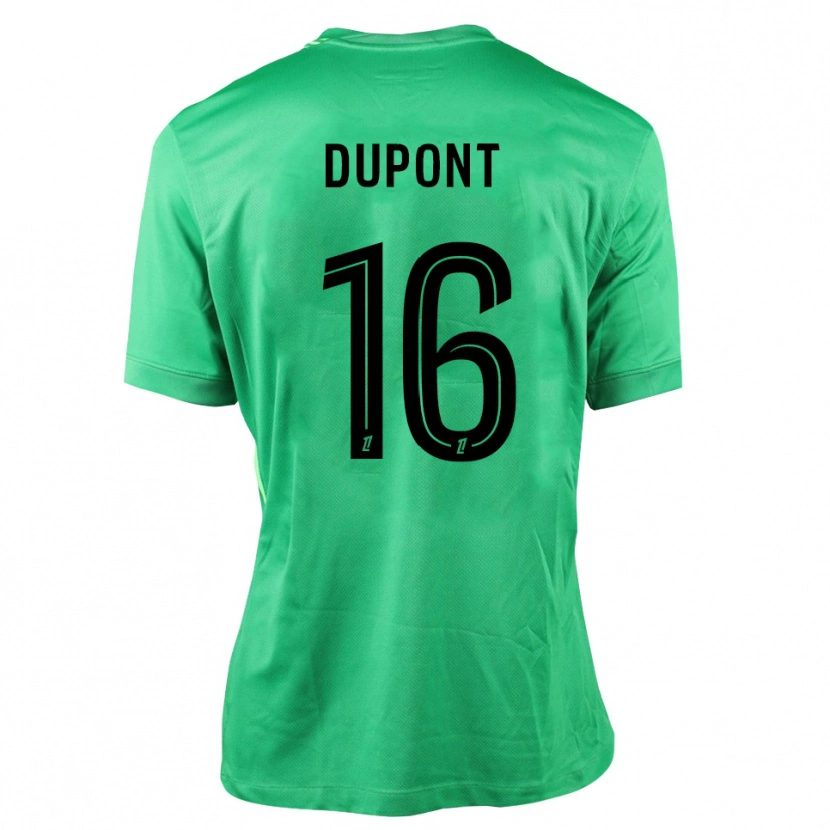 Danxen Homme Raphaël Dupont #16 Maillot de Gardien Vert Noir 2025/26 T-shirt