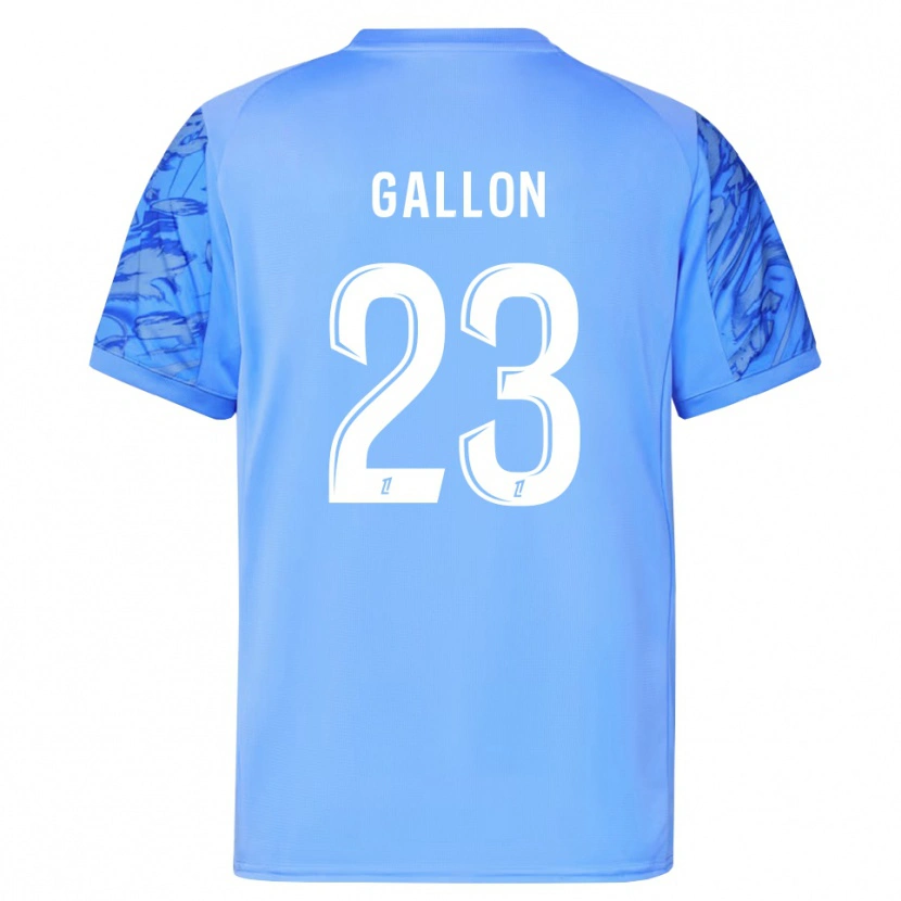 Danxen Homme Gauthier Gallon #23 Maillot de Gardien Bleu Blanc 2025/26 T-shirt