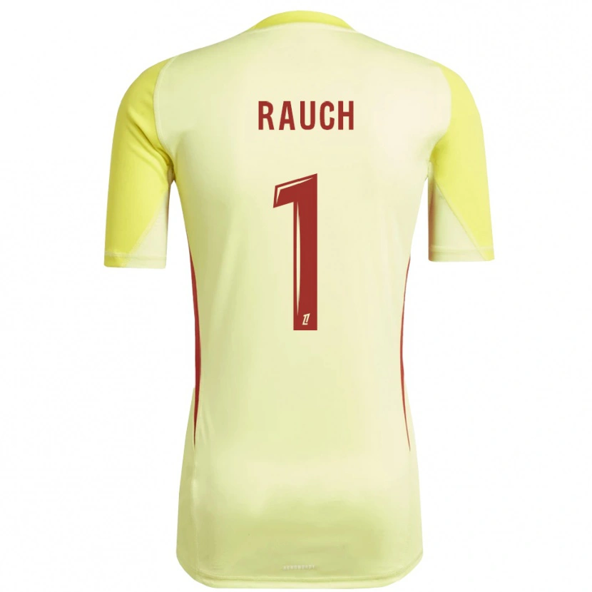 Danxen Homme Hugo Rauch #1 Maillot de Gardien Rouge Jaune Clair 2025/26 T-shirt