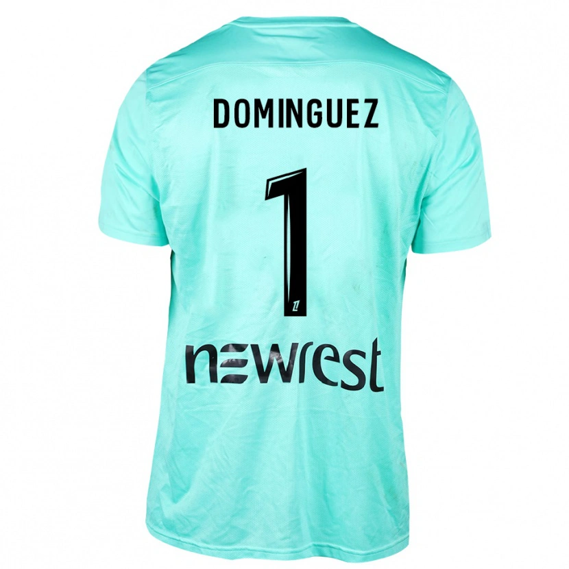 Danxen Homme Álex Domínguez #1 Maillot de Gardien Aqua Noir 2025/26 T-shirt