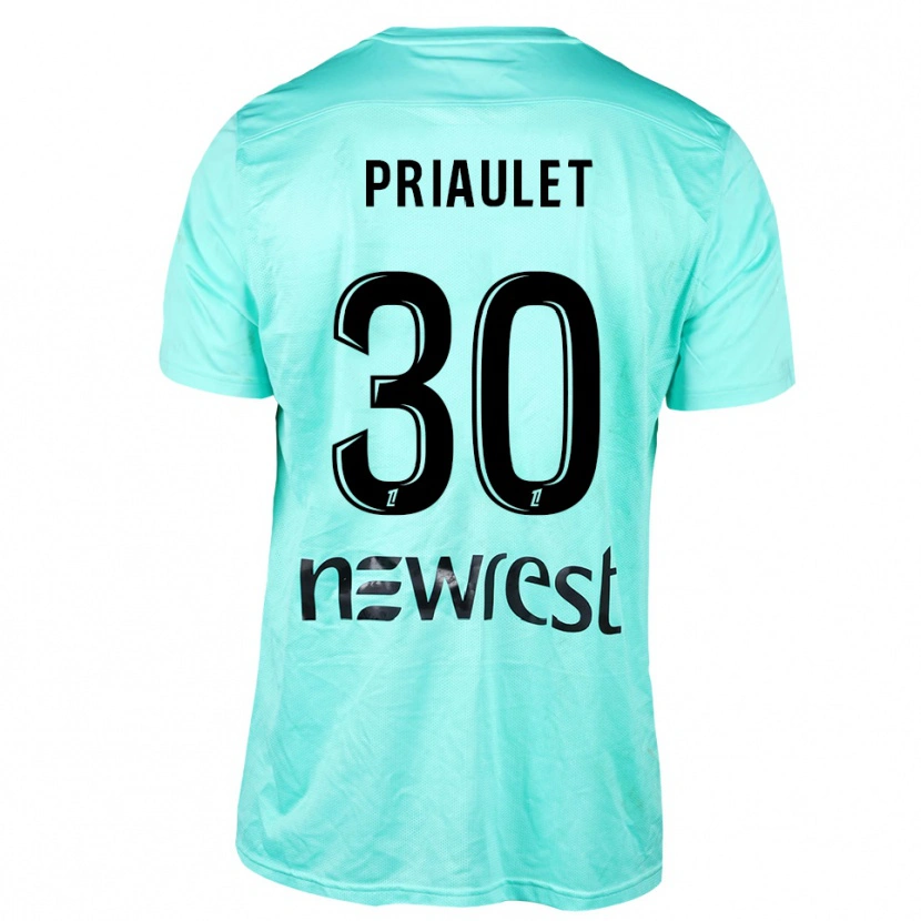 Danxen Homme Anaïs Priaulet #30 Maillot de Gardien Aqua Noir 2025/26 T-shirt