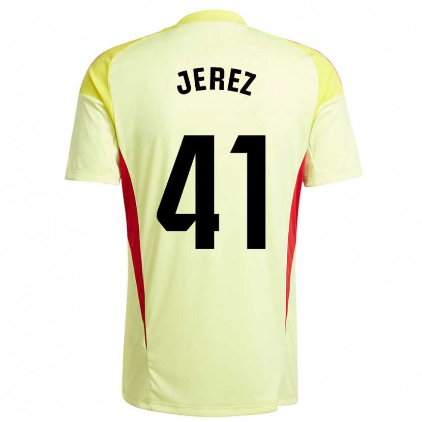 Danxen Homme Adrián Jerez #41 Maillot de Gardien Noir Jaune Clair 2025/26 T-shirt
