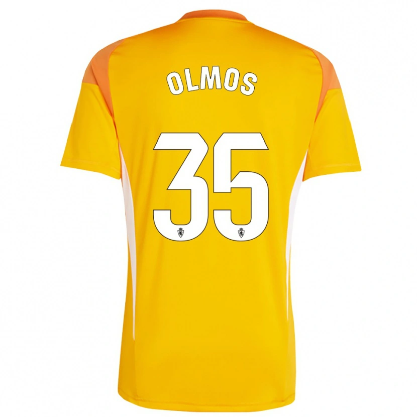 Danxen Homme Lucas Olmos #35 Maillot de Gardien Orange Jaune Foncé 2025/26 T-shirt